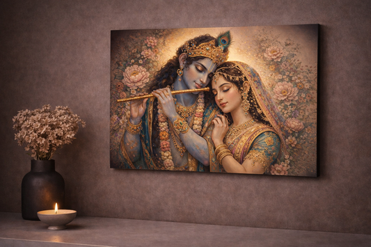 Radha Krishna - Eternal Love | Premium Canvas Wall Art