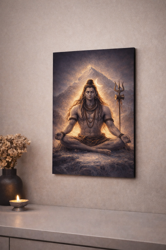Lord Shiva - Cosmic Harmony | Premium Canvas Wall Art