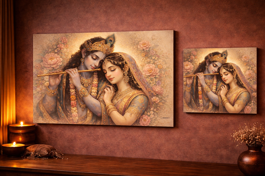 Radha Krishna - Eternal Love | Premium Canvas Wall Art