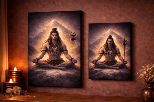 Lord Shiva - Cosmic Harmony | Premium Canvas Wall Art