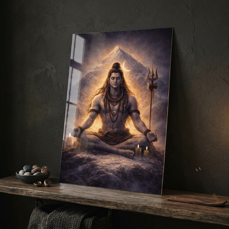Lord Shiva - Calm Energy | Premium Glossy Poster