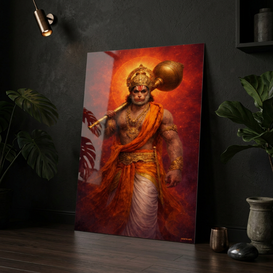 Lord Hanuman - Eternal Devotion | Premium Glossy Poster